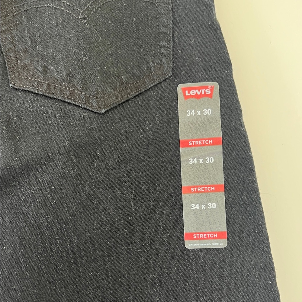 Levi's Men's Dark Denim Jeans Size 34x30 - Picture 9 of 9